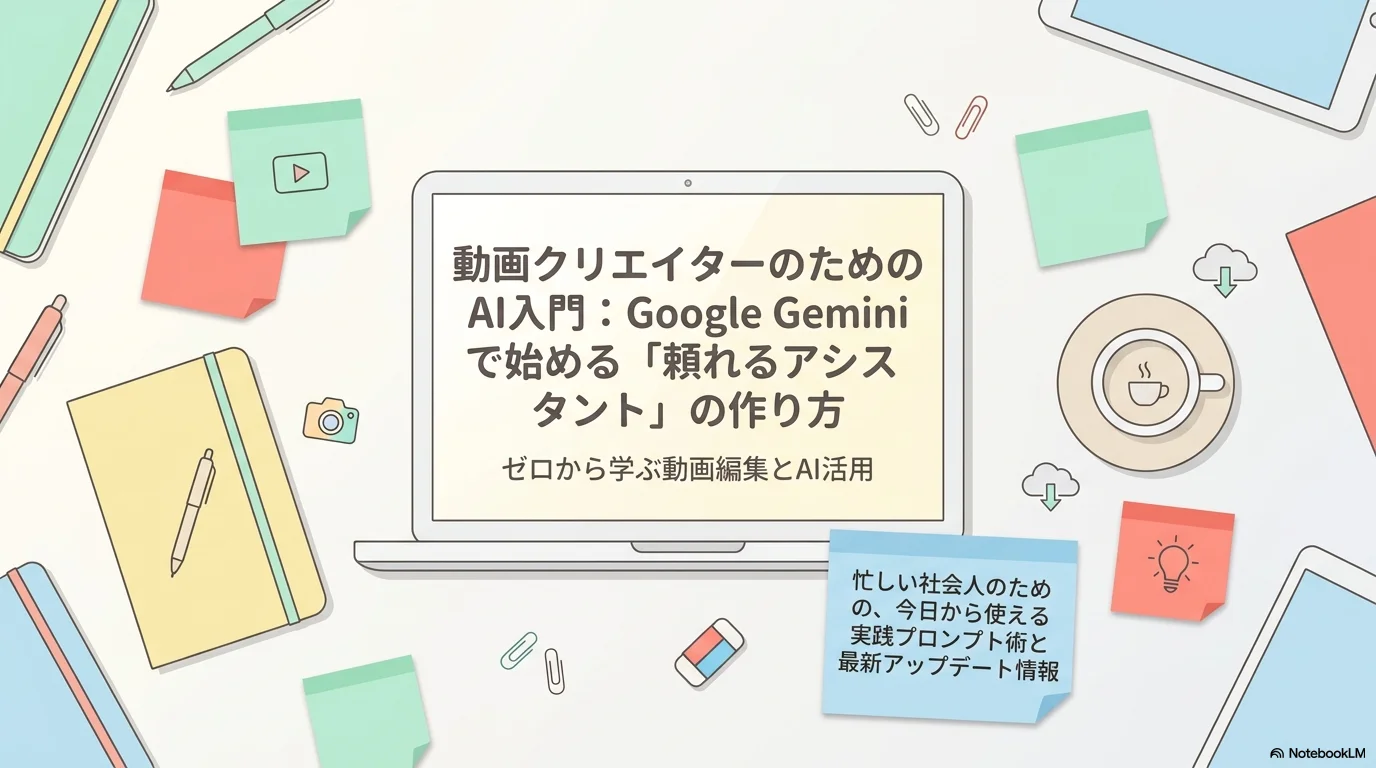 前半カバー：感情をデザインする動画編集 講義スライド表紙