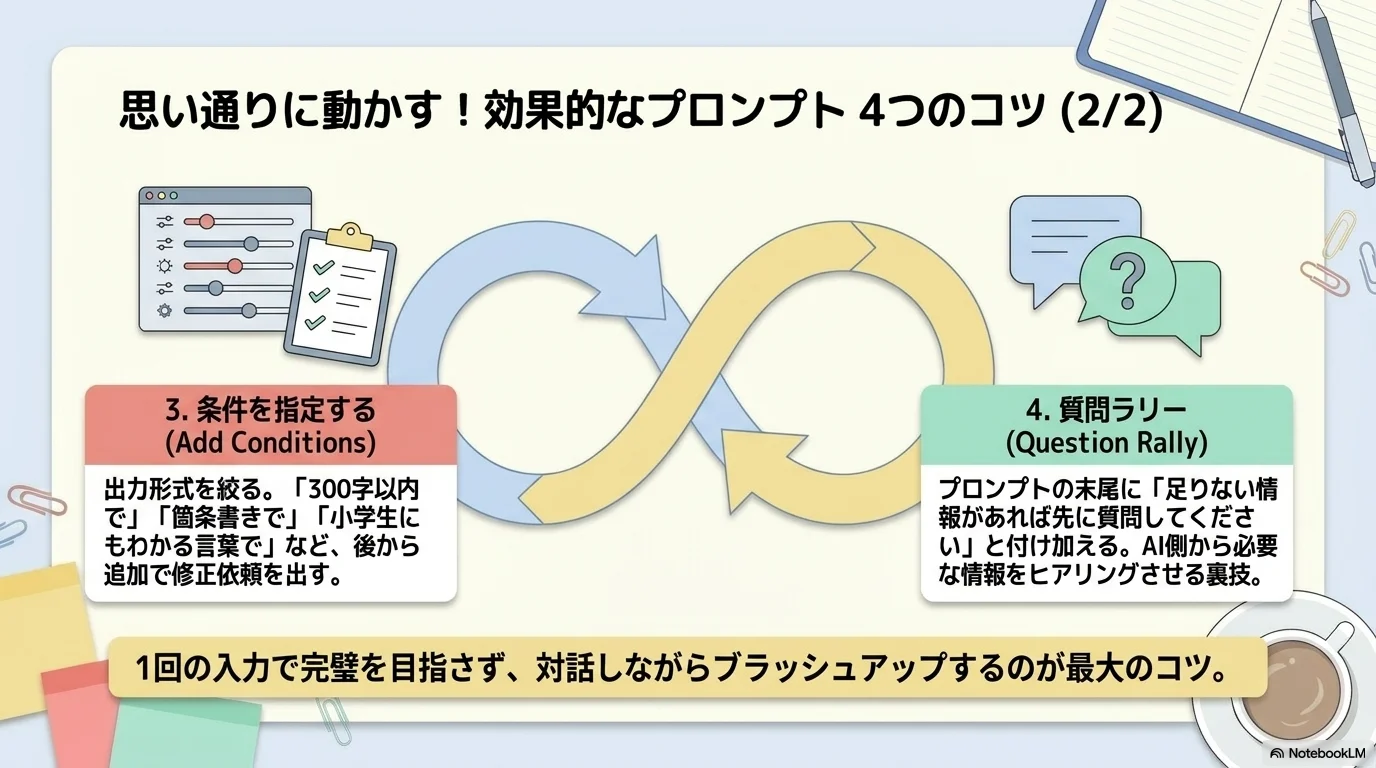 プロンプトの基本ルール