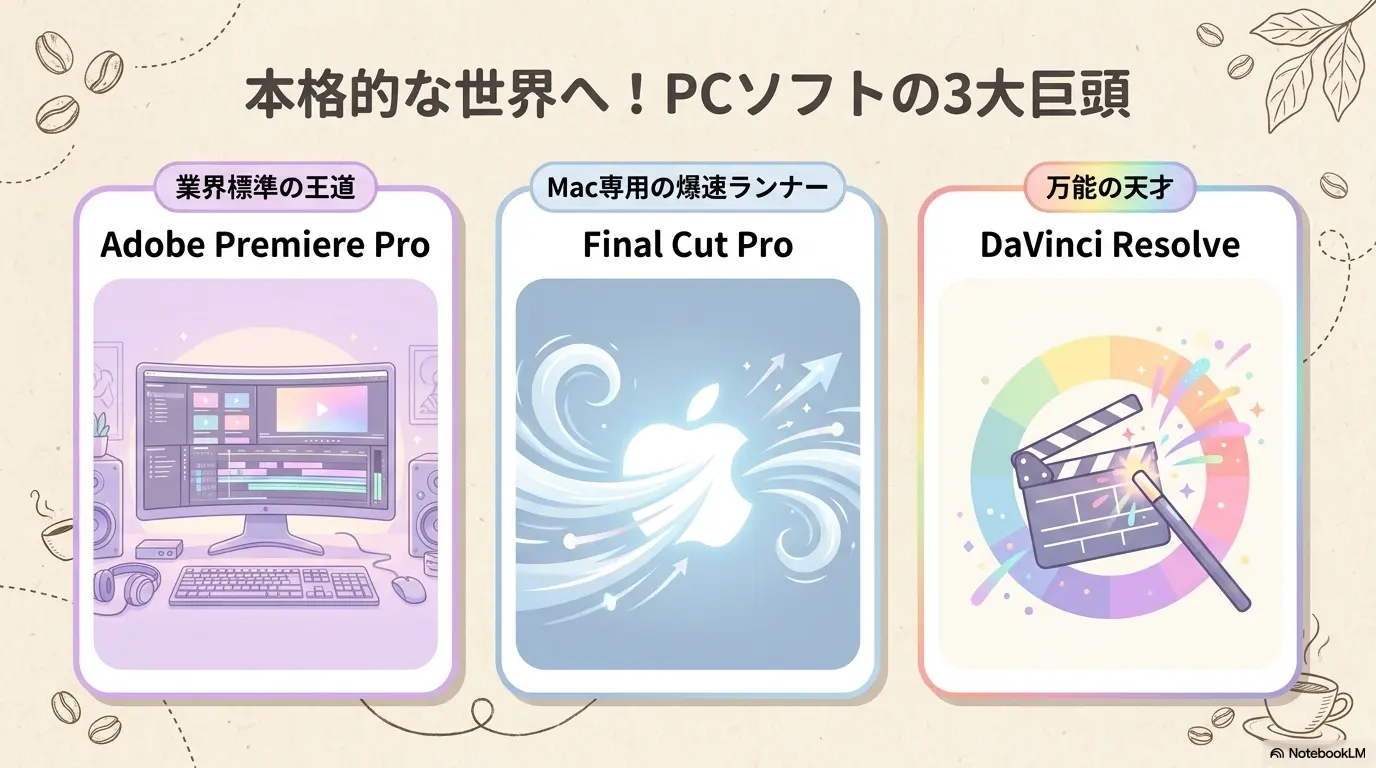 PCソフトの3大巨頭