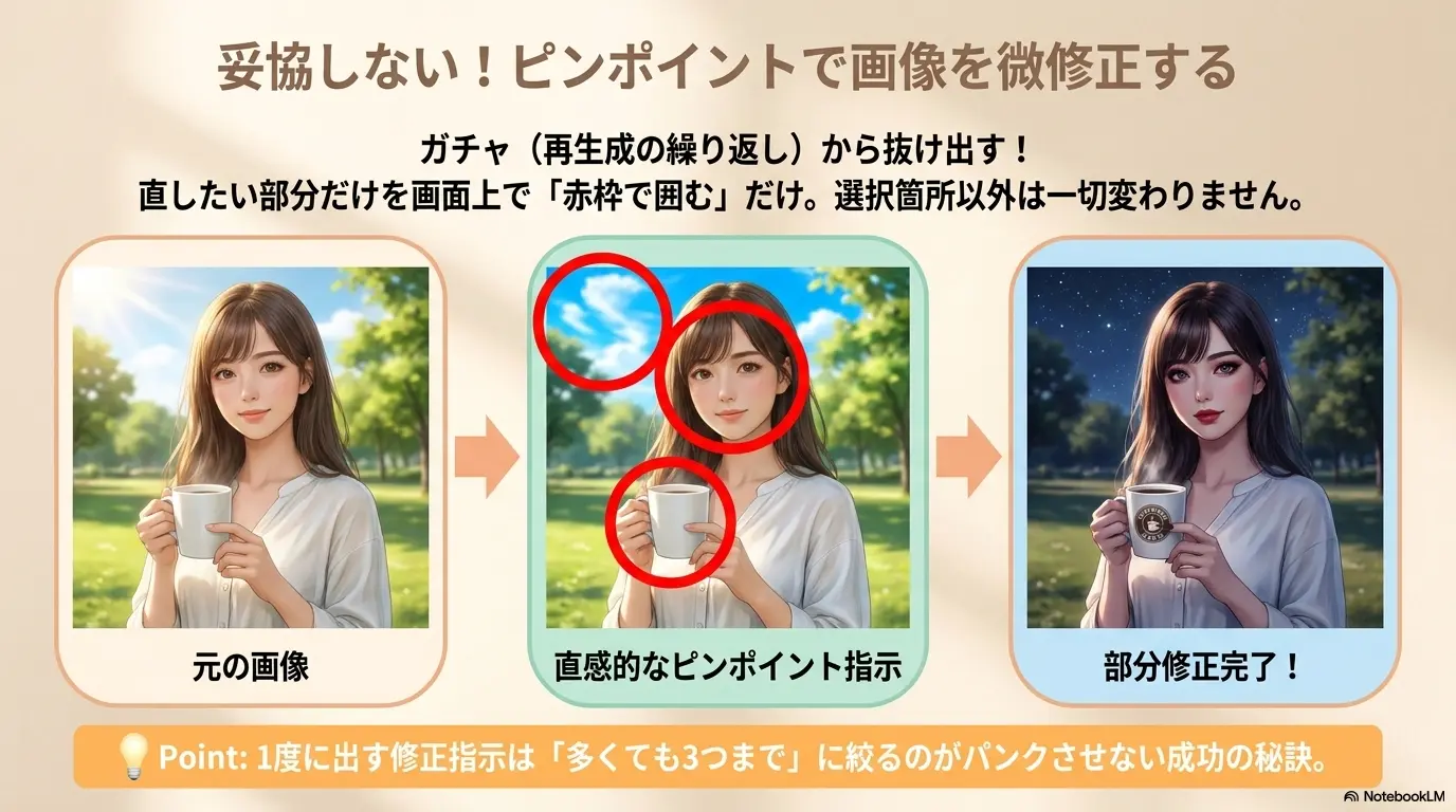 ピンポイント修正の極意