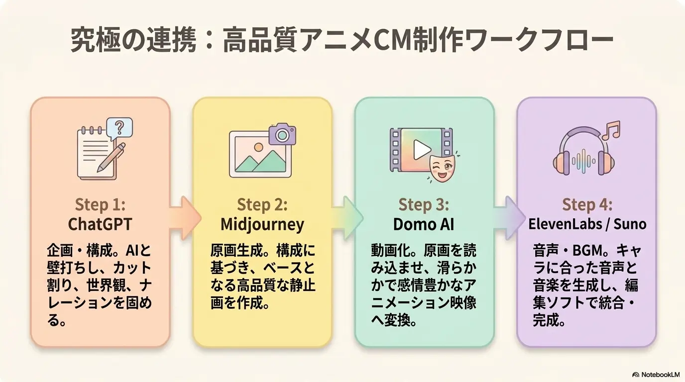 アニメCM制作ワークフロー