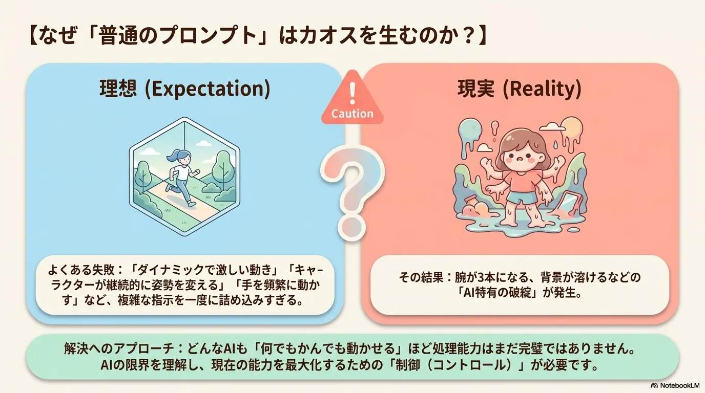 普通のプロンプトが破綻する理由
