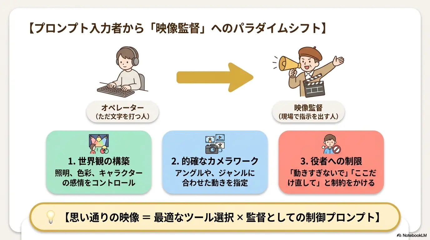 映像監督としての3要素