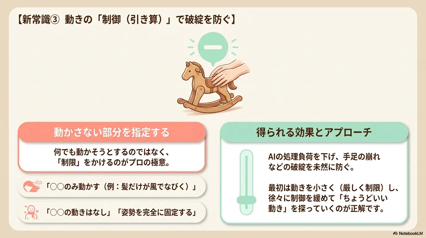 新常識3：動きの制御（引き算）