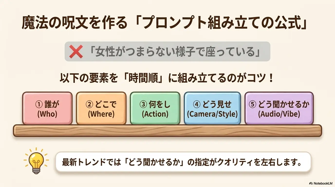 プロンプト組み立ての公式