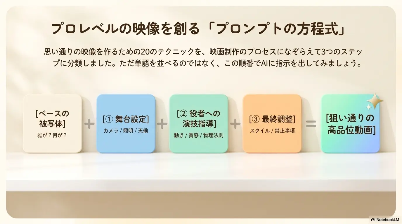 プロンプトの方程式