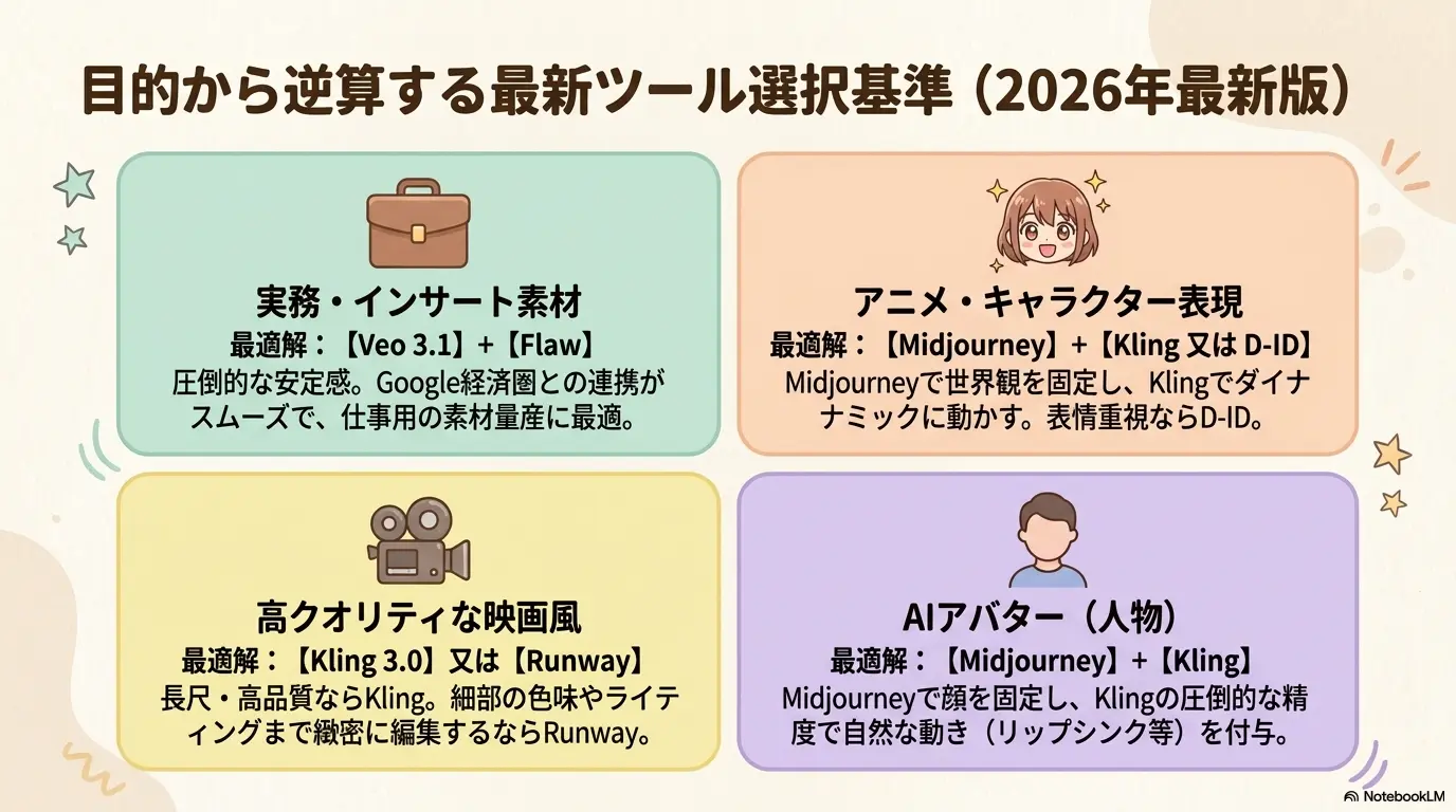 ツール選択基準