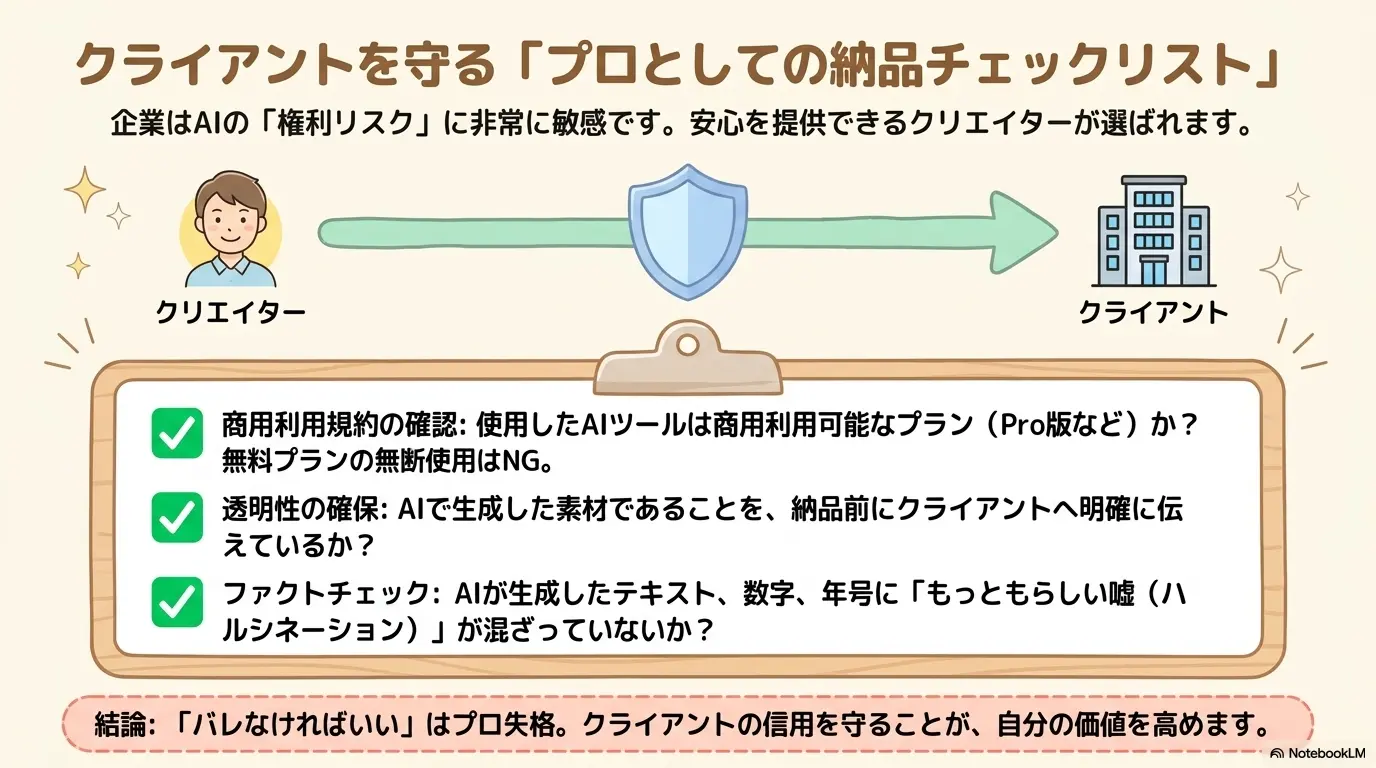 納品チェックリスト
