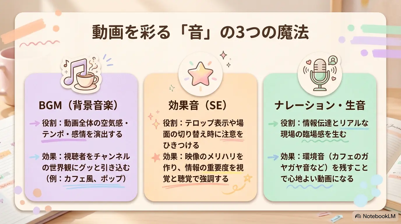 音の3つの役割