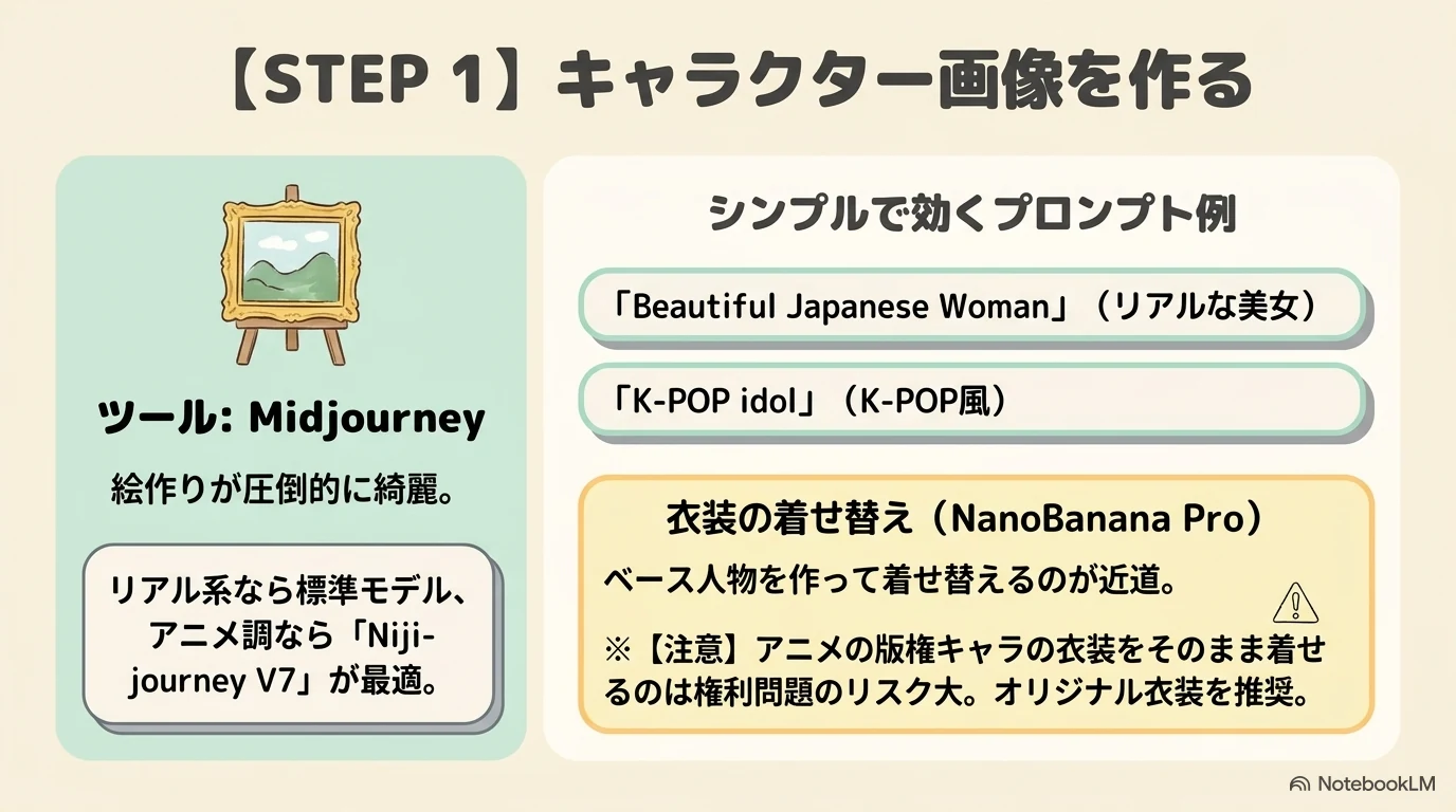 STEP1 キャラクター画像を作る