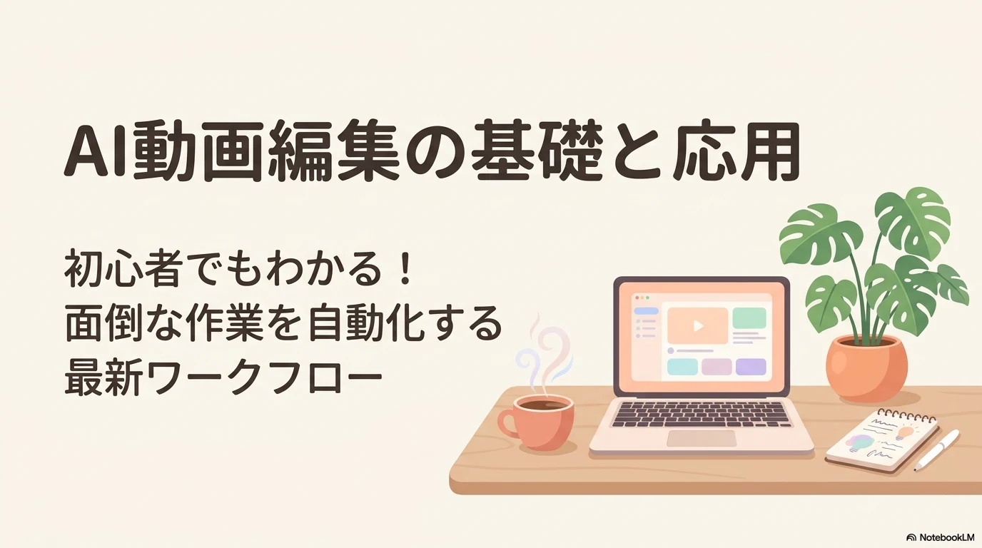 Day 12 前半カバー：AI動画編集の基礎と応用