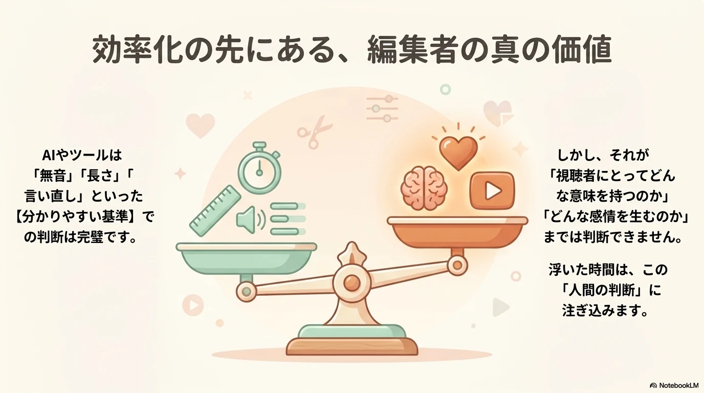 効率化の先にある編集者の価値
